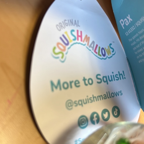 3.5" Clip Pax the Hamster NWT Squishmallows UltraSoft Stuffed Animal Toy Plush - Picture 5 of 6